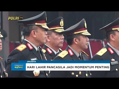 PERINGATI HARI LAHIR PANCASILA KE-80, POLRI KOMITMEN  IMPLEMENTASIKAN NILAI PANCASILA