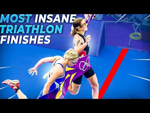 Top 3 CLOSEST Triathlon Sprint FINISHES | LESS THEN A SECOND