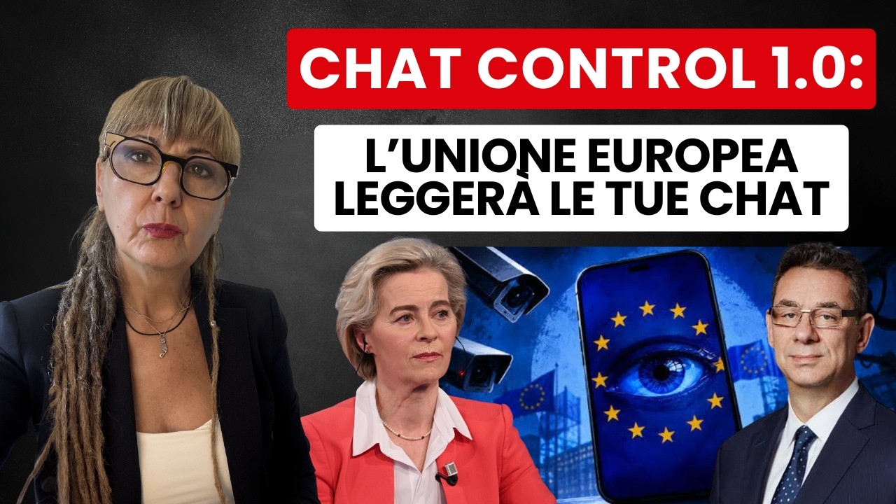 CHAT CONTROL: L'EUROPA HA APPROVATO IL CONTROLLO DELLE TUE CHAT PRIVATE
