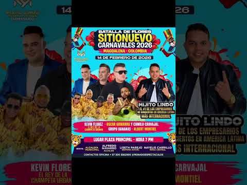 Mijito lindo el #1 de los Empresarios de conciertos en América Latina  sitionuevo Magdalena 2026