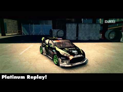 DiRT 3 - Gymkhana Academy - Jump Tutorial + Platinum Run!