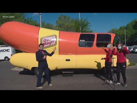 Oscar Mayer Wienermobile rolls into Charlotte!
