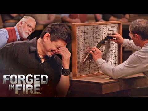 The Ultimate Puzzle Piece Forging Challenge (Season 7) | Forged in Fire