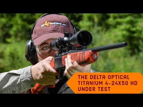 Delta Optical Titanium 4-24x50 HD: with the new riflescope on the shooting range.