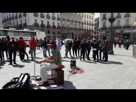 Markus K - Voodoo Chile on the street in Madrid