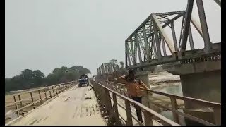 preview picture of video 'Jhanjharpur Rail and Over Bridge || Jhanjharpur Kamla Balan River | झंझारपुर रेल सह सड़क पुल| मधुबनी'