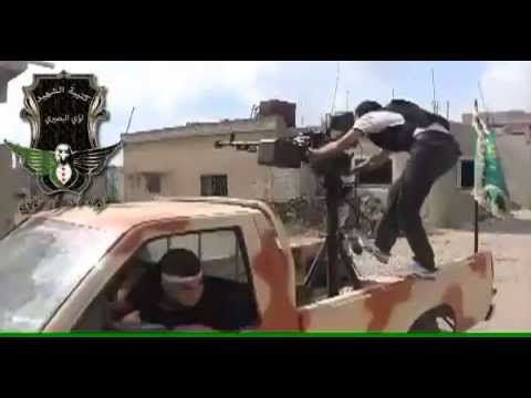 استهداف فرع الأمن العسكري بالدوشكا من قبل كتيبة الشهيد لؤي البصيري التابع للواء أحرار نوى في ريف درعا