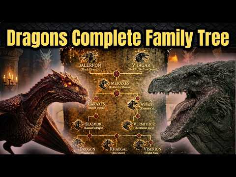 The FULL Dragon Family Tree: From Balerion to Drogon (House of the Dragon & GOT)