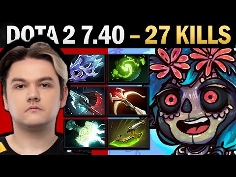 Muerta Pro Carry with 27 Kills and Moon Shard - Gameplay Dota