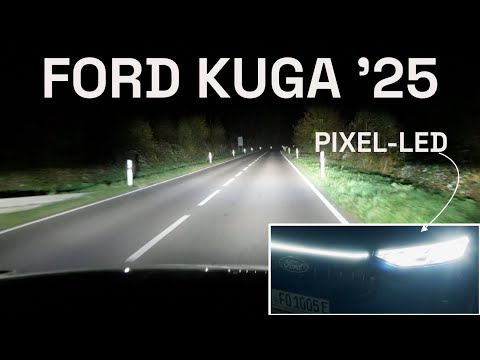 Neue Pixel LED Scheinwerfer im 2024 Ford Kuga Facelift - Autophorie