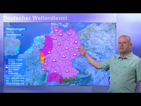 20220720 Unwetterinformation DWD