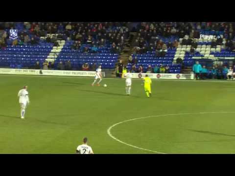 Golo do Tranmere Rovers 1 vs York City 0 2016/2017