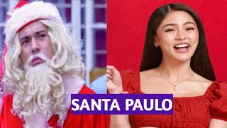 Paulo Avelino dresses up as Santa Claus for kim chiu😅😅😅😅