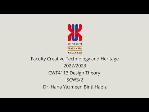 CWT4113 DESIGN THEORY 2022/2023 SCW3/2  (C20A0901), (C20A1618) & (C20A1023)