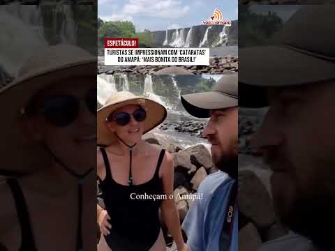 Espetáculo: Turistas se impressionam com ‘cataratas’ do Amapá: ‘mais bonita do Brasil!’