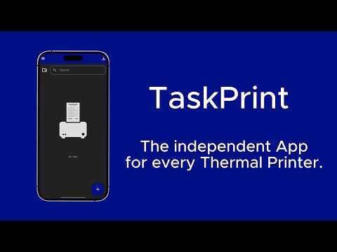 TaskPrint | Thermal Printer video thumbnail