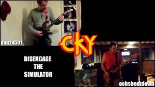 CKY - Disengage The Simulator (Guitar/Bass Cover feat. &quot;ochsbeatdown&quot;)