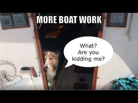 Contessa 26 Refit ep.16 - Haul out projects 1: Delamination, Battery Relo. & Shelves