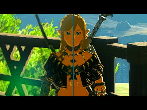 Zelda - Tears of the Kingdom: Grafikvergleich Switch 2 Edition vs Switch 1 (4K/60, GERMAN)