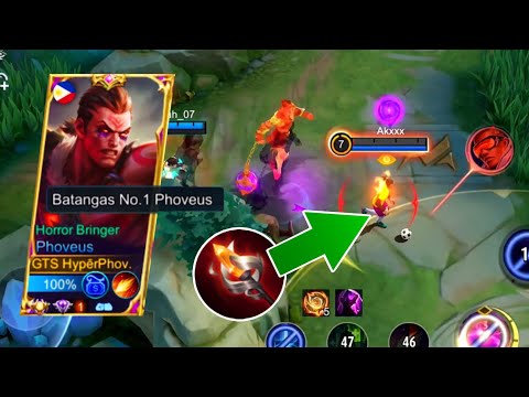 USE THIS PHOVEUS EMBLEM SET AND BUILD COMBO FOR MAXIMUM BURN DAMAGE!! | Mobile Legends
