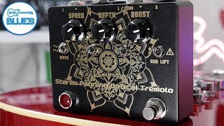 Video thumbnail for Dazatronyx Stereo Panning Optical Tremolo Pedal by intheblues