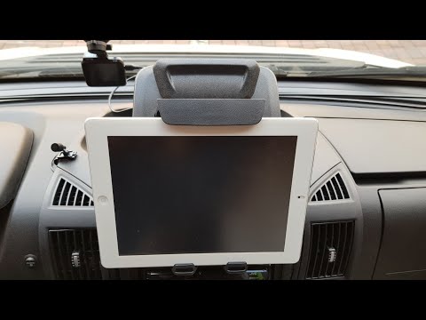 Tablet Halter für Mittelkonsole im Kastenwagen Fiat Ducato Peugeot Boxer Citroen Jumper Klemmbrett