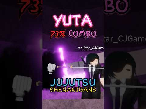 HIGHEST DAMAGING COMBO WITH YUTA IN JJS #roblox #jjs #yutaokkotsu