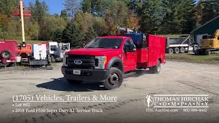 2018 Ford F550 Super Duty XL Service Truck - Up For Auction