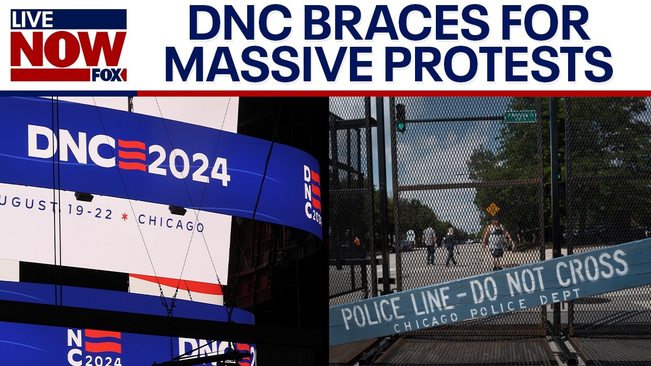 Chicago, DNC prepare for thousands of Gaza war protesters | LiveNOW from FOX