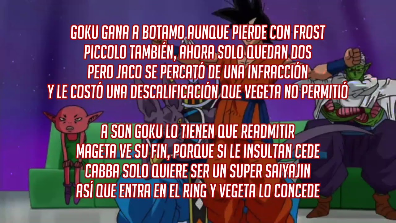 DRAGON BALL RAP SUPER | PORTA | (LETRA)