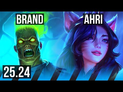 BRAND vs AHRI (MID) | Electrocute | EUW Diamond | 25.24