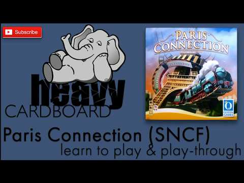 Paris Connection (SNCF) Play-through & Teaching by Heavy Cardboard