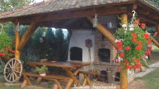 154 outdoor kitchen or fireplace ideas