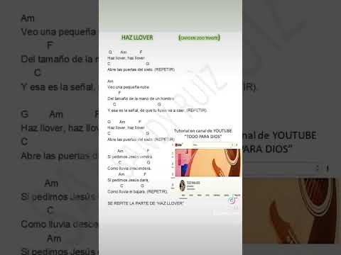 ACORDES HAZ LLOVER