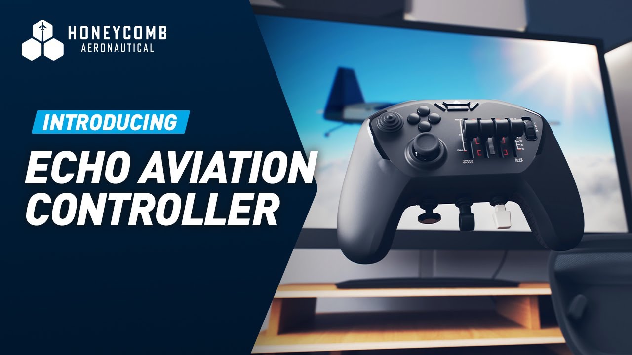 Honeycomb Echo Aviation Controller | Precision Flight Controls. Wherever You Fly. - YouTube