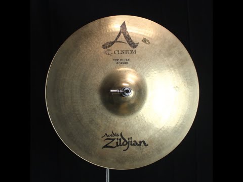 Used Zildjian 14" A Custom Hi Hats - 1162g/1270g