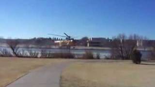 preview picture of video 'Wildfire Helicopter at Western Texas College'