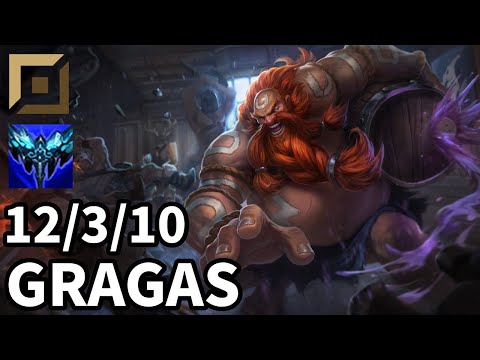 DK Nuguri Gragas Top vs Poppy - Ranked Challenger - Patch KR 12.16