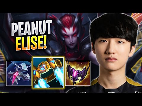 PEANUT IS A MONSTER WITH ELISE! - GEN Peanut Plays Elise JUNGLE vs Nidalee! | Season 2023