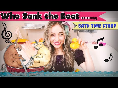 Who Sank the Boat as a Song Pamela Allen Read Aloud Bath Time Animals Musical Storytelling Preschool