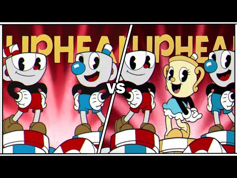 OLD Vs. NEW Title Screen (song) / Cuphead DLC The Delicious Last Course