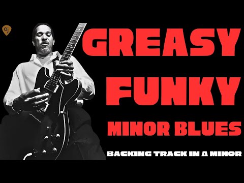Cadillac Blues - Greasy Detroit Funk Jam | Guitar Backing Track (A Minor)