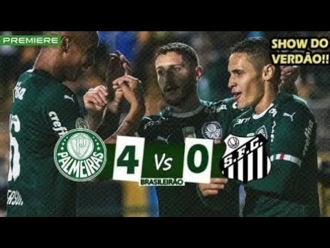 MASSACRE VERDE - Melhores Momentos  - Palmeiras 4 x 0 Santos - COMPLETO FULL [HD]
