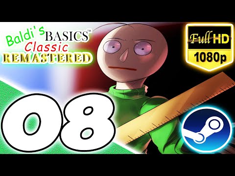 Baldi's Basics Classic Remastered 100% Walkthrough Part 8 - All Fun Settings (Unlocking Null Style)
