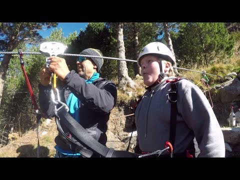 Flying Fox in Zillertal, Austria