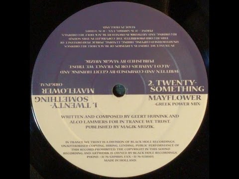 {Vinyl} Twenty Something - Mayflower (Greek Power Mix)