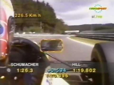 F1 Belgium 1993 - Michael Schumacher in saturday qualifying
