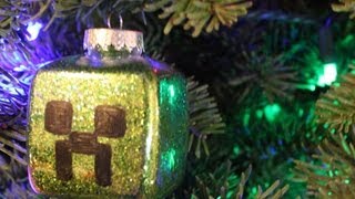 Minecraft: Creeper Christmas Ornament - DIY GEEKY GOODIES
