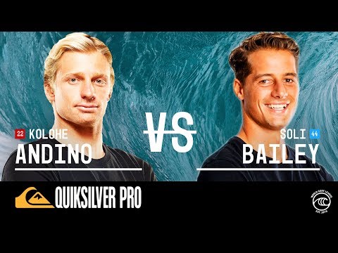 Kolohe Andino vs. Soli Bailey - Round of 32, Heat 13 - Quiksilver Pro France 2019
