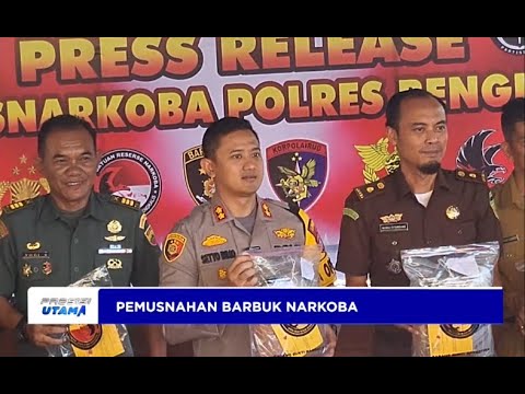 PEMUSNAHAN BARANG BUKTI NARKOBA